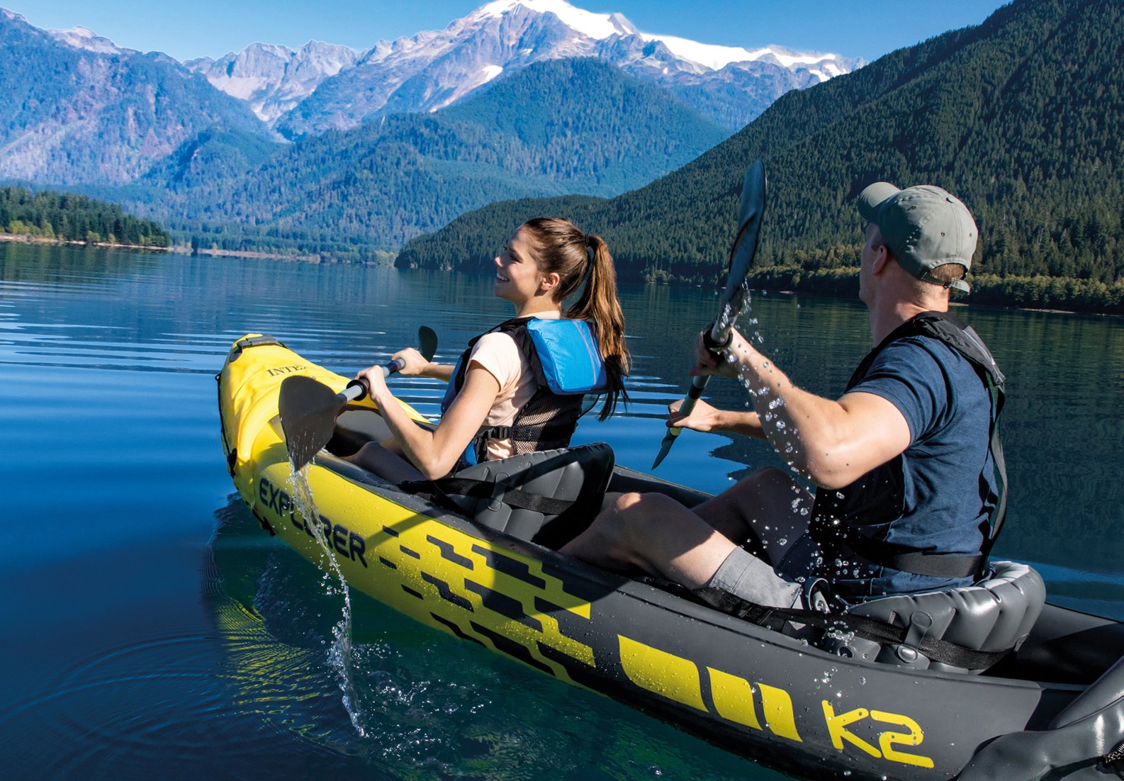 Intex explorer k2 inflatable hot kayak